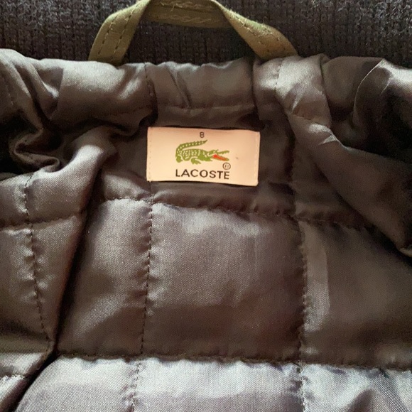 Lacoste Kids Boys Wool Coat Sz 8 - Picture 3 of 7